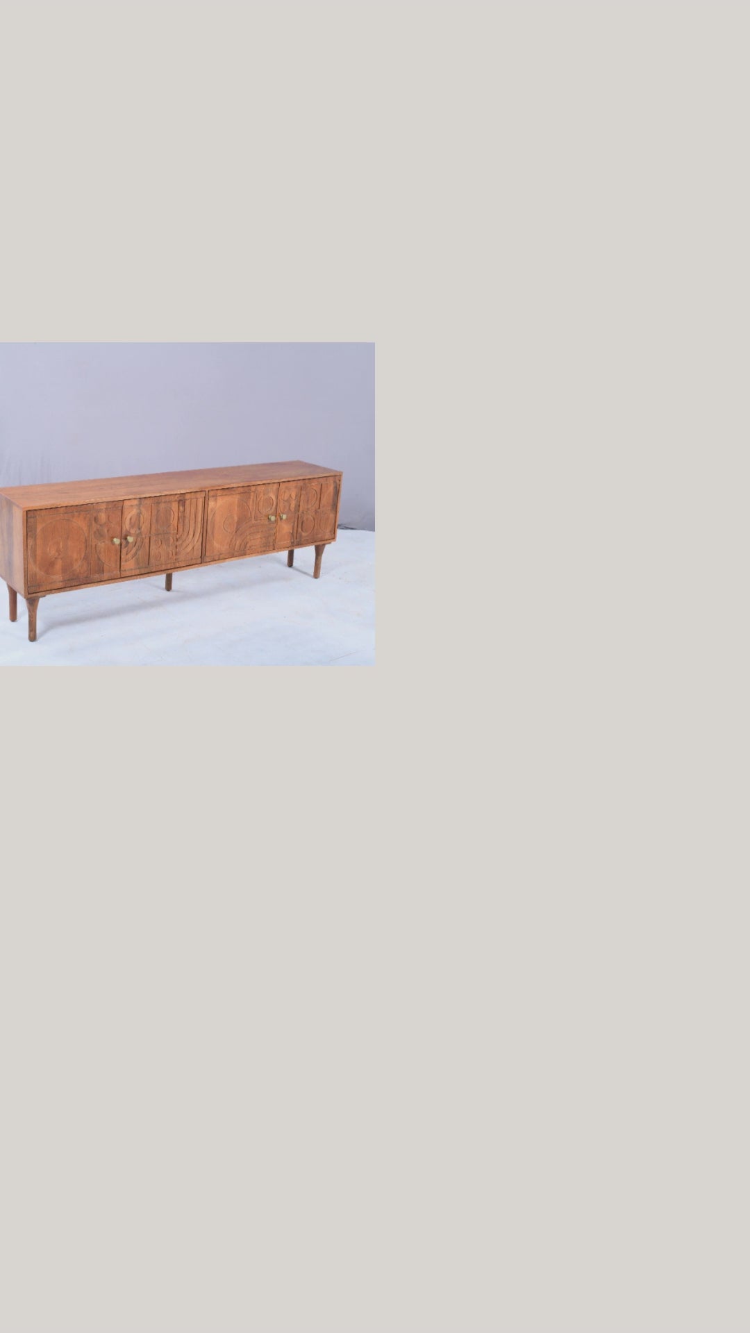 Aks Wooden 6FT TV Console