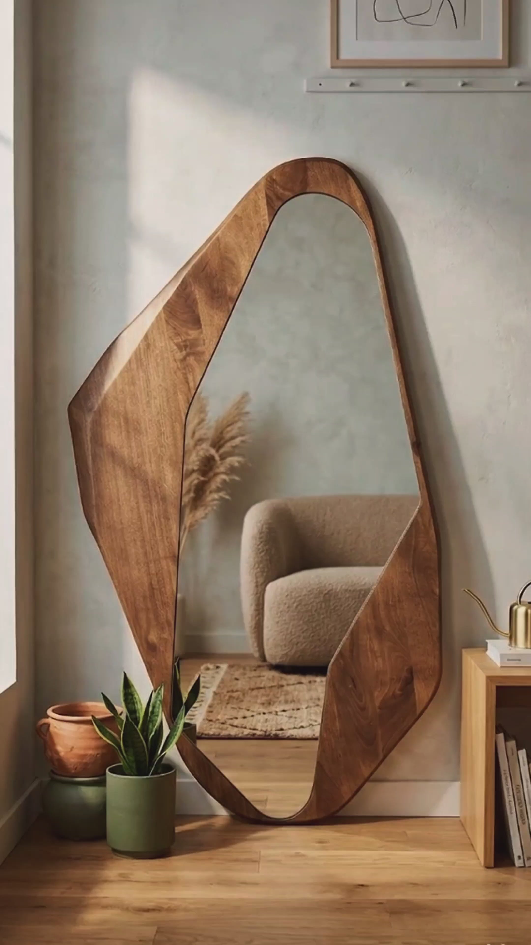 Andreas Abstract Wall Mirror