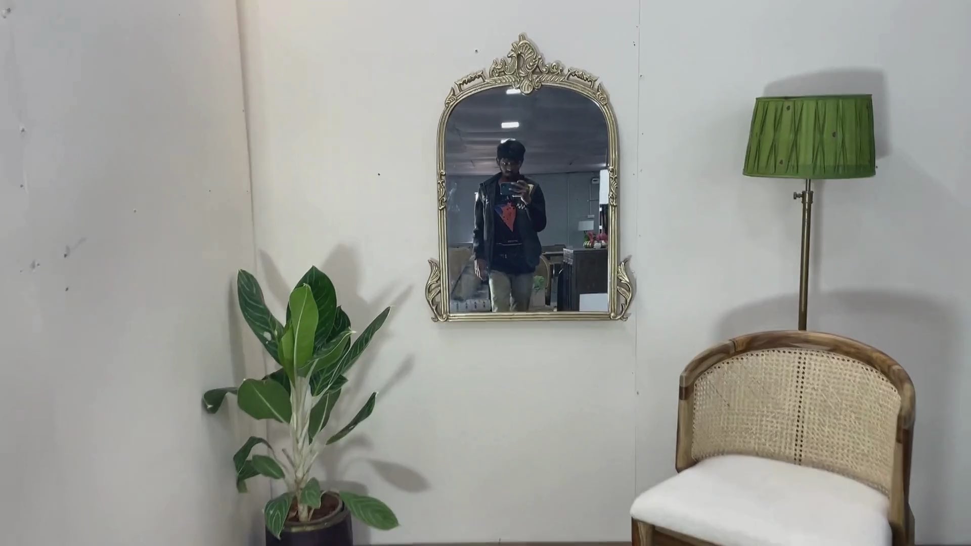 Victorian Arched Wall Mirror