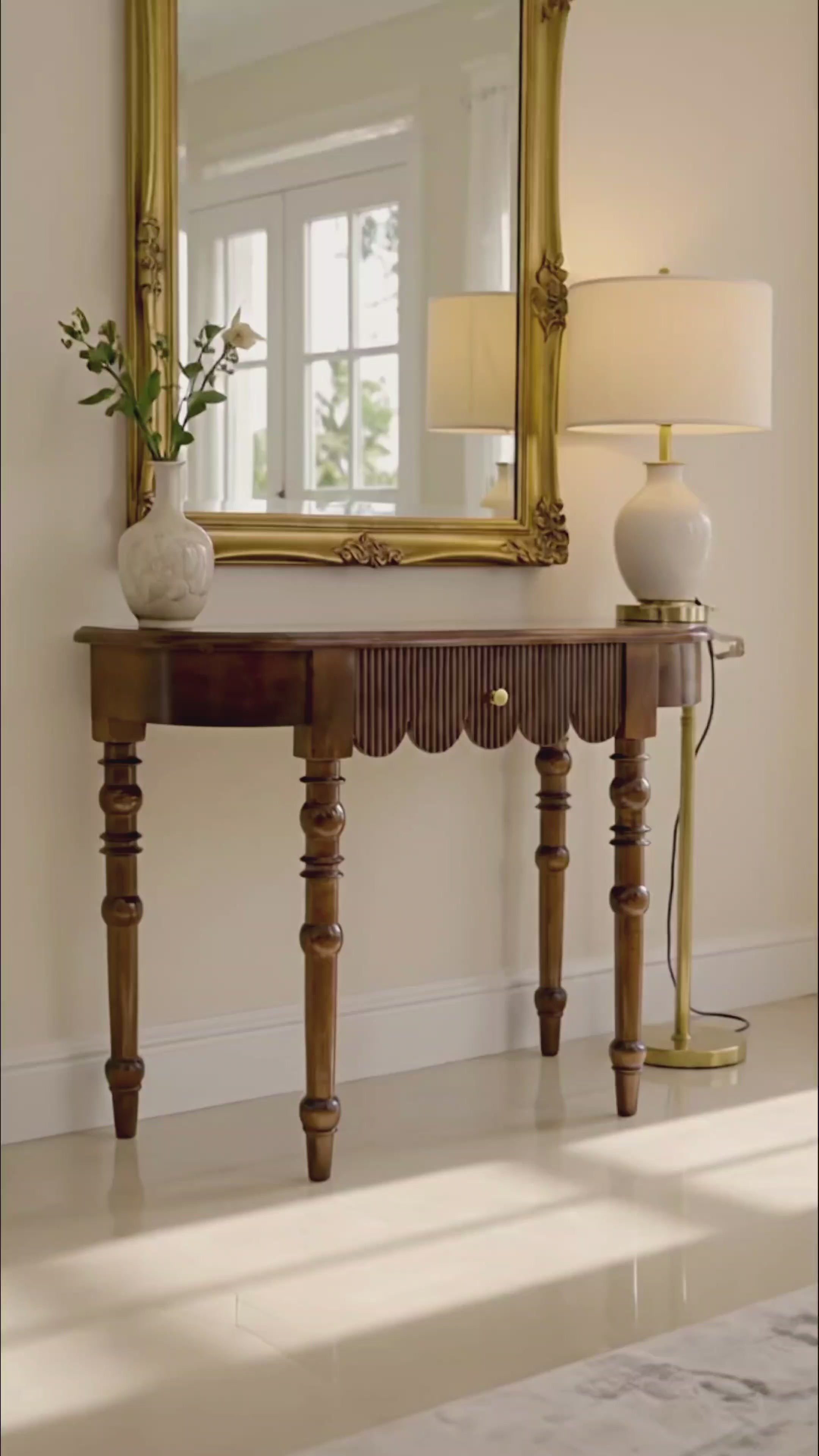 Sama Wooden Console Table