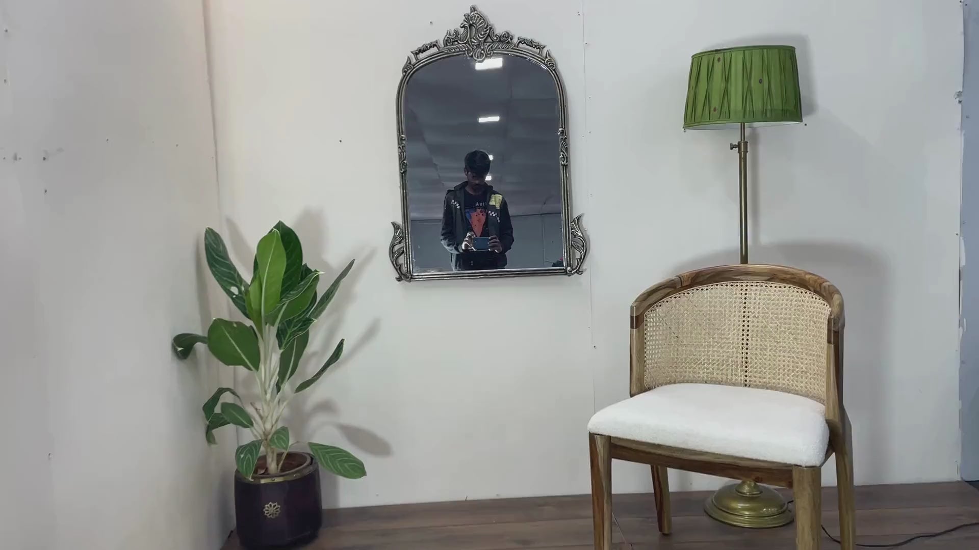 Victorian Arched Wall Mirror